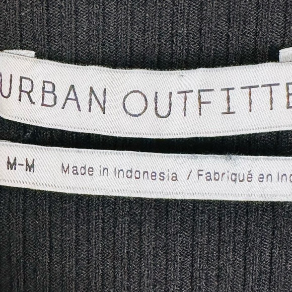 UO urban outfitters ribbed Addy Snap-Button Bodycon Midi Tank Dress - Picture 12 of 12